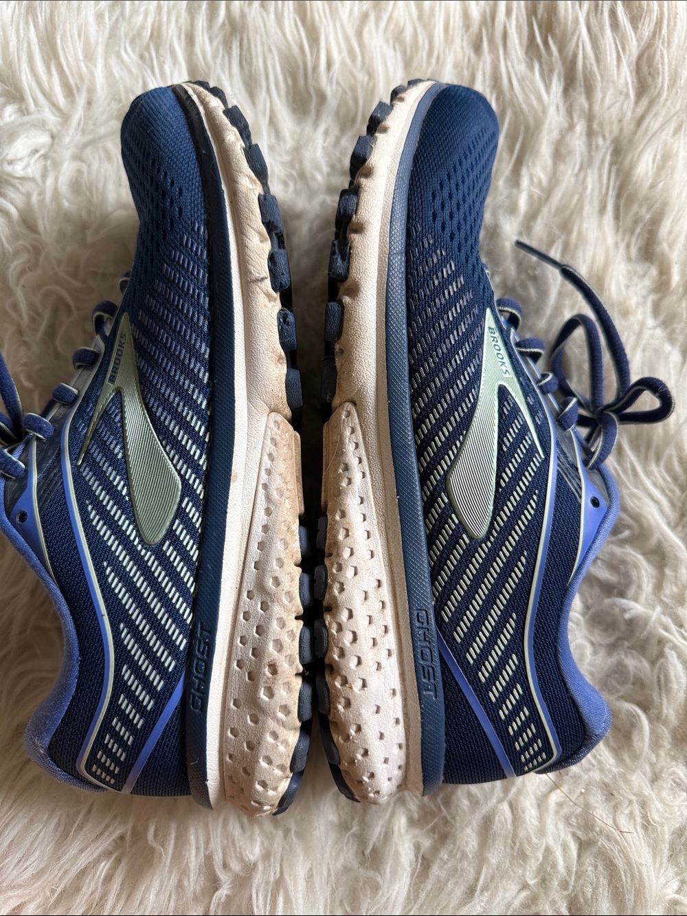 Brooks Navy / Periwinkle Ghost 12 Sneakers 9 - Picture 6 of 9